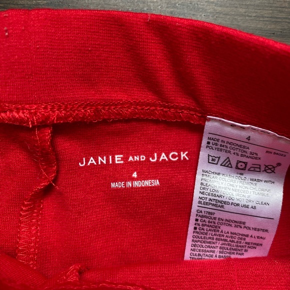 Janie and Jack girls Peanuts Valentine outfit EUC 4T - Picture 5 of 7